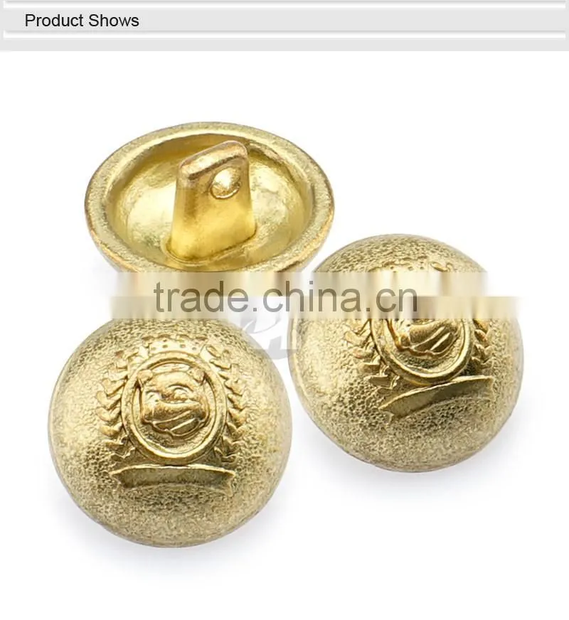 Sequins Decorative Gold Metal Button and one Hole Buttons Product Type snap
