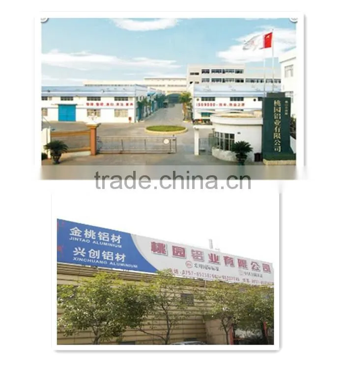 Aluminium extrusion profile Aluminum extrusion profile of advertisement with different surface finish