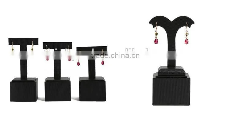Wholesale Custom T-bar Leather Earring Display Stand
