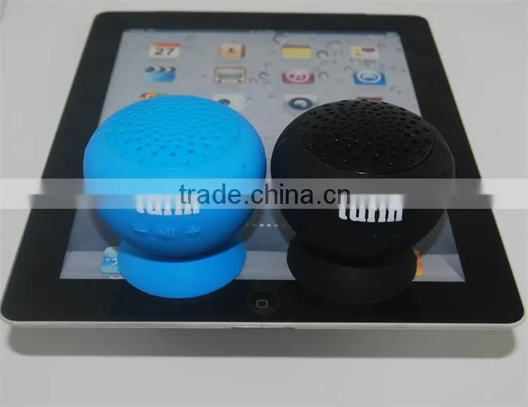 Cheapest Mushroom Mini Handfree Stereo Bluetooth Silicon Sucker Speaker