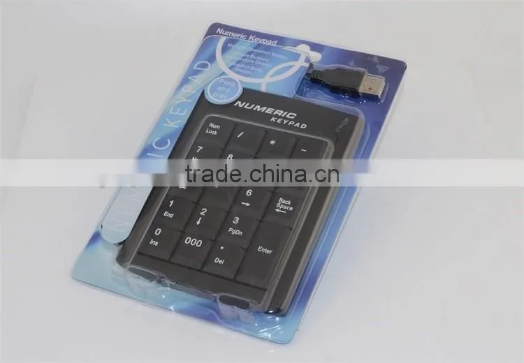 Custom 19 keys USB Numeric Keypad for Laptop