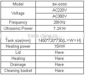 BK-6000 automible cylinder engine parts cleaning equipment