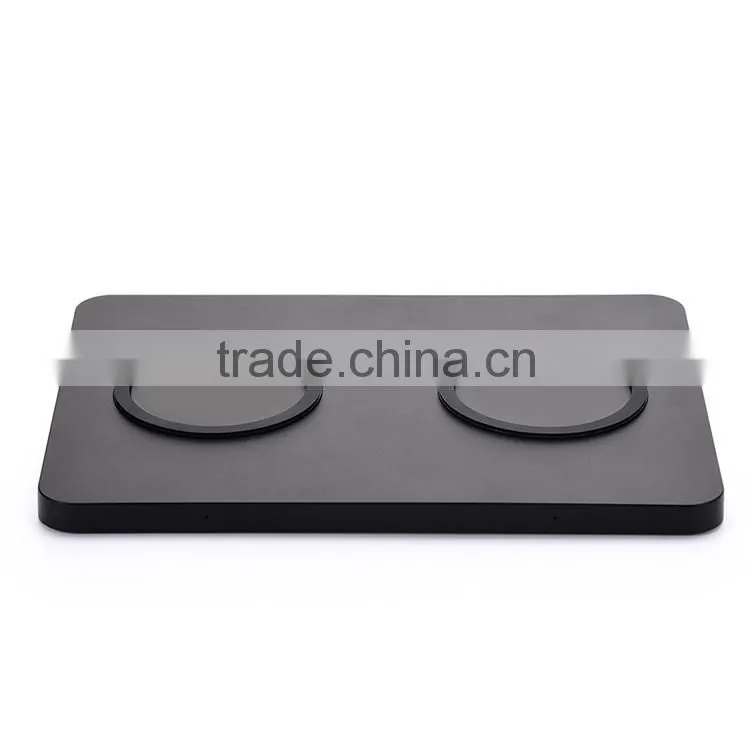 2 in 1 Qi Wireless Power Dual Pad Charger For Samsung S6 Edge S6 Universal
