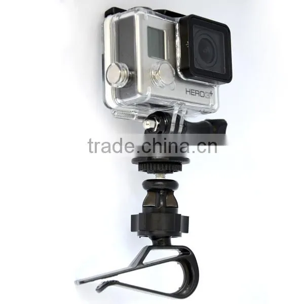 360 Degree Rotational Adapter Holder Clamp Clip Automobile Data Recorder Mount For Gopro Hero 4/3+/3/2/1