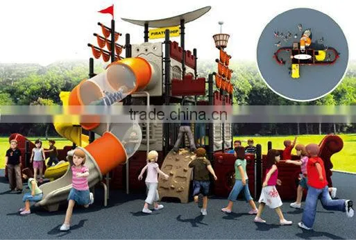 sports amusement equipment plastic playground slide