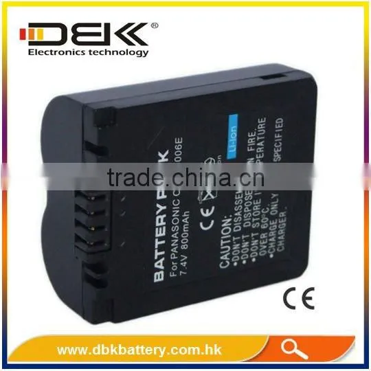 Manufacture Camera battery For Panasonic CGR-S006E DMC-FZ50 FZ30 FZ7