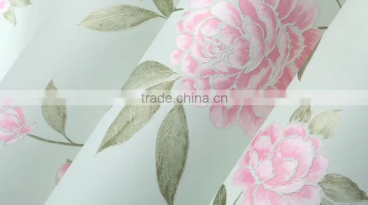 cheap American decoration flower wallpaper for wall