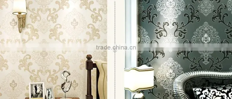 new design non woven sparkle wallpaper wall covering paper