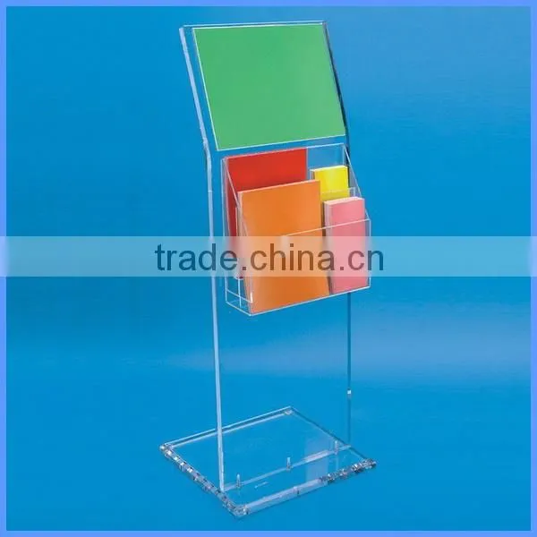 New Products Acrylic Brochure holder, Acrylic Magnetic Sign Holder, Acrylic Tent Card Holder