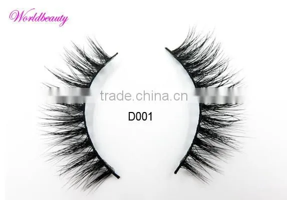 real mink false eyelash with private label volume 3D mink lashes