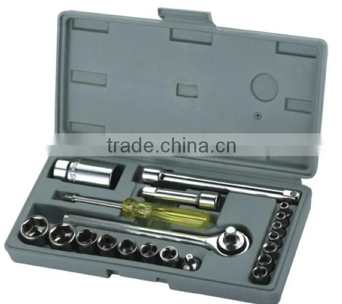 21pcs(1/4'') socket wrench set in high quality