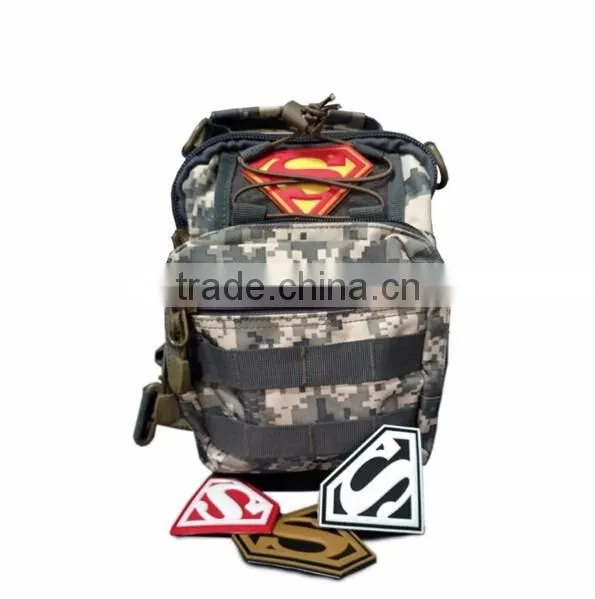 Superman Morale Rubber Patches Tactical Badges Fabric Armband Stickers Military