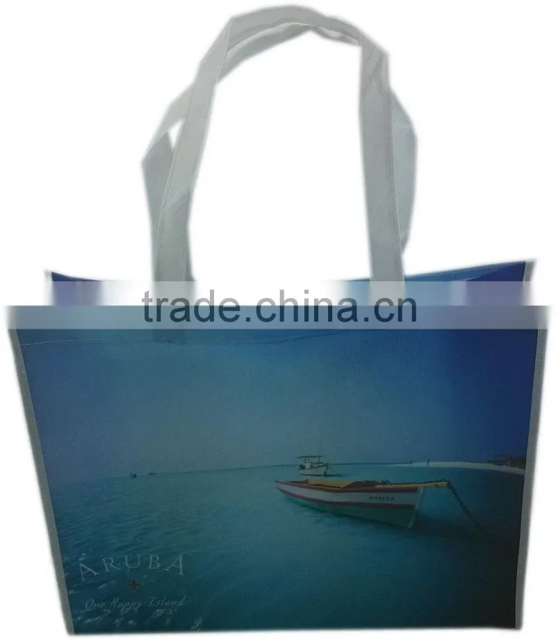 Professional custom 100% R-PET recyclable non woven bag