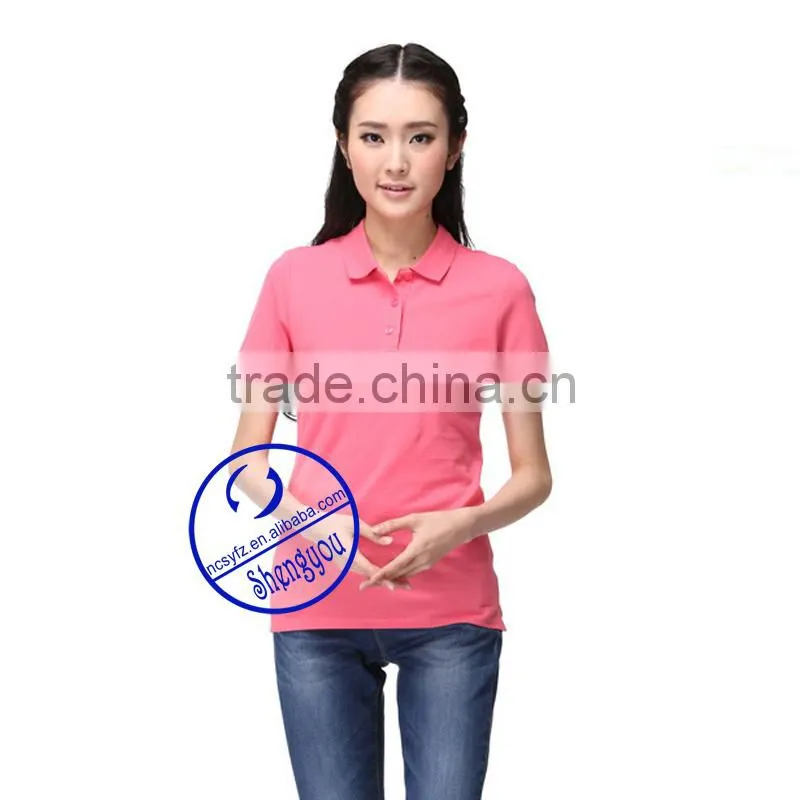 women basic polo shirt manufactures in china