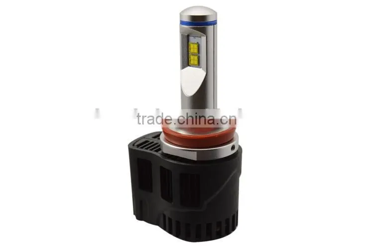 New High Power LED headlight Lamp H9 H8 H11 H16 55W 5200LM 6000K replace hid