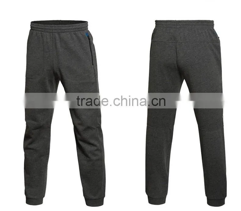 wholesale plain high quality cotton sport pants