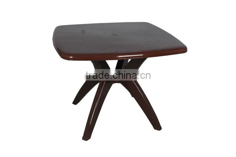 plastic restaurant table and chairs
