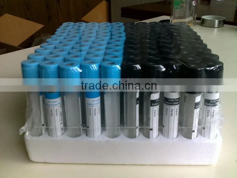 Black Blood Collection ESR Tube
