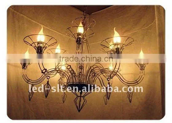3W Dimmable e14 led candle bulb with CE RoHS certificate