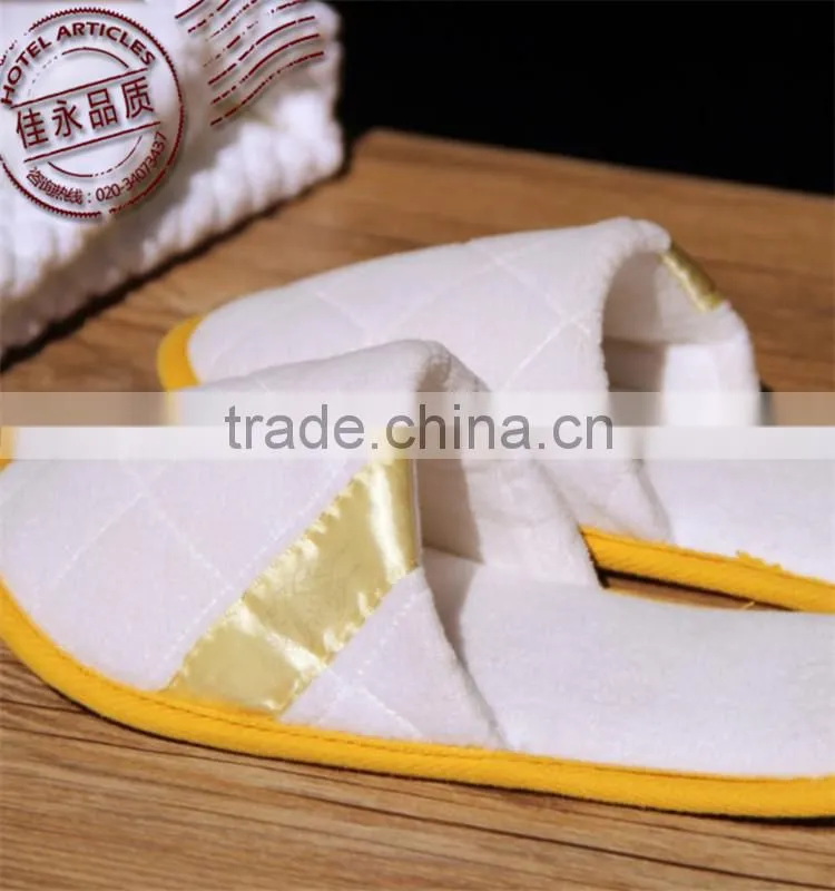 hotel velvet towel fabric slippers
