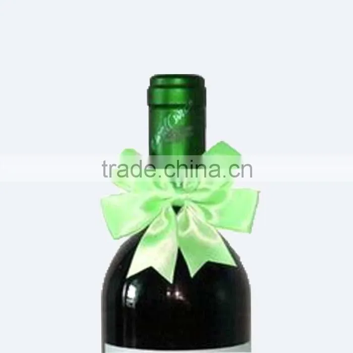 wine bottle decoration bow tie
