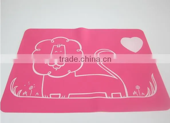 Custom Silicone Baby Placemat Kids Silicone Placemat