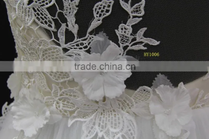 Best seller skin color tulle with soft ball gown skirt bridal wedding dress