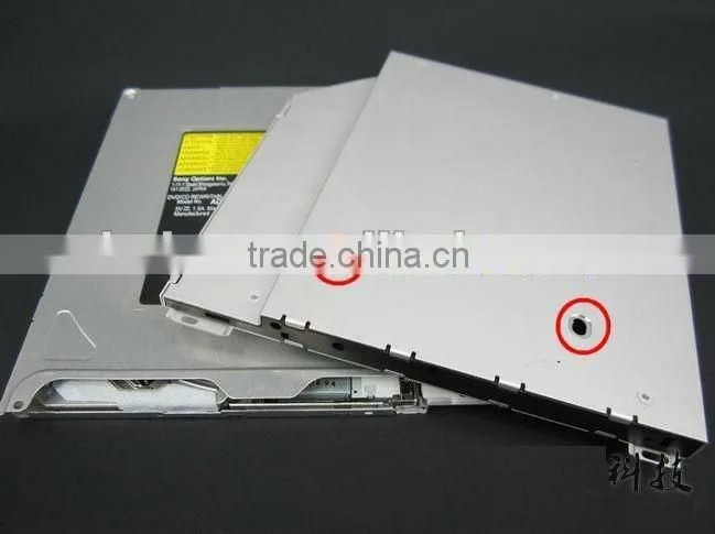 notebook 9.5mm SATA to SATA HDD caddy for mac with Cooling hole