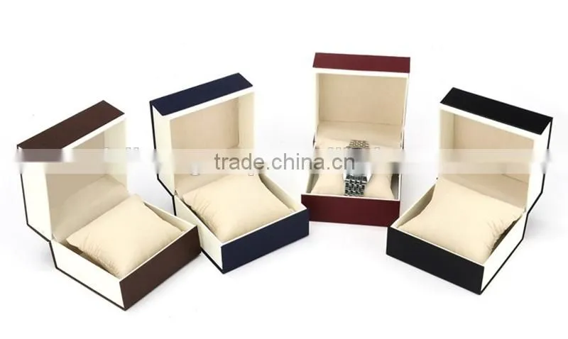 PU leather handmade luxury watch storage box