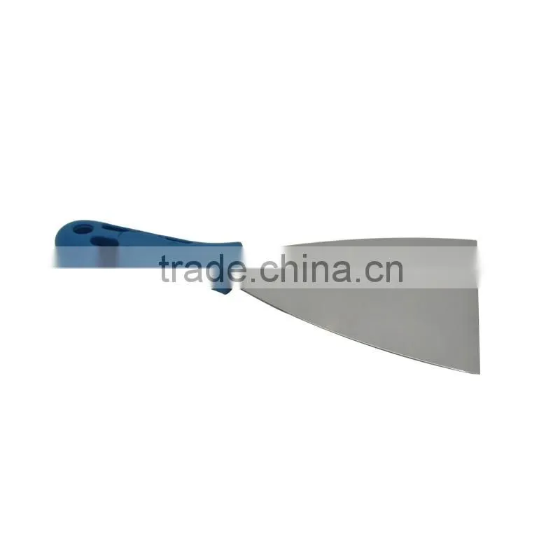 140mm Stainless Steel blade Putty Knife with 7 hole Plastic Handle, Spatula putty knife Painting concrete tool