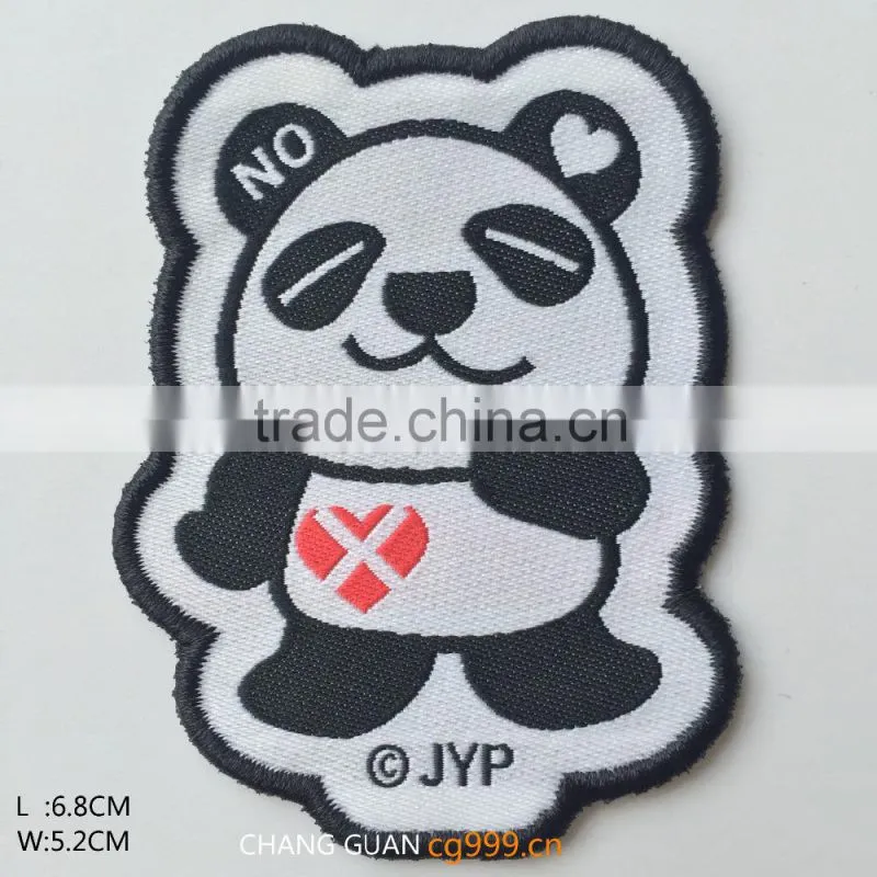 The cute animals woven labels for baby clothes