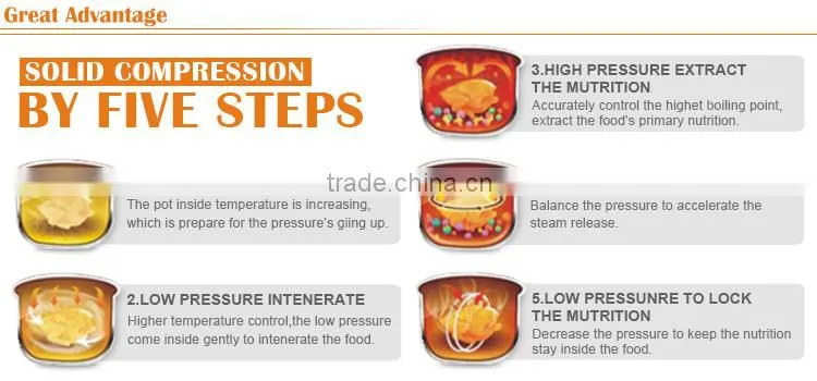 2015 Hot 5L New Digital Control Electric Quick Rice Cooking Useful Multifunction Electric Pressure cooker