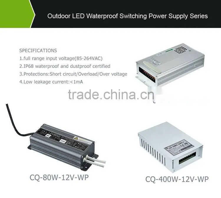 12v 40w led transformer driver auto smps converter 40W for LED grow light