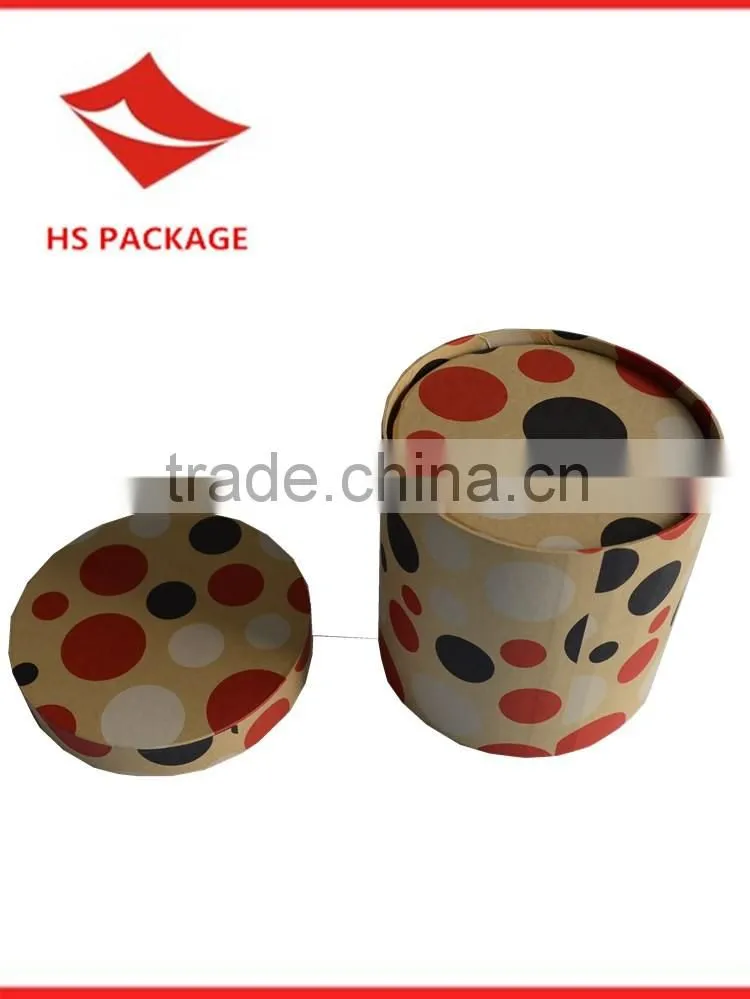 nested kraft round box