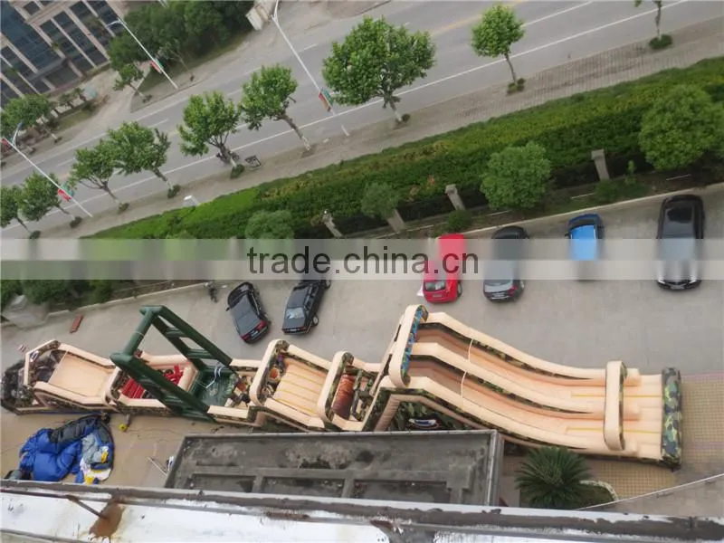 Newest biggest Outdoor Adult Inflatable Obstacle Course for hot Sale