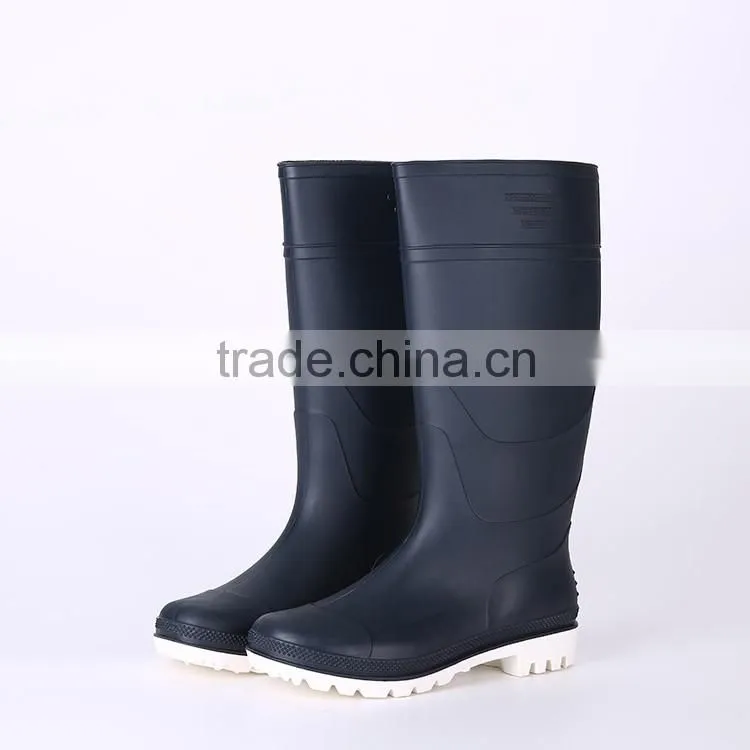 Wholesale cheap plastic pvc rain boots without steel toe, waterproof rain boot covers