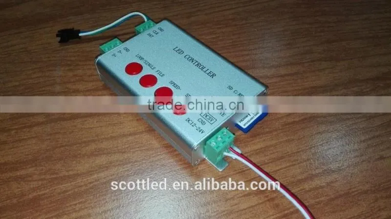 T-1000B SD Card color changing programmed ucs1903/ws2811 led controller
