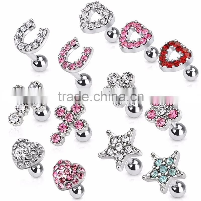 Tragus Helix Cartilage Ear Stud Ear Piercing Stud