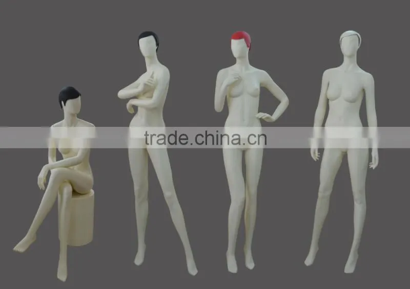 Helmeted Full-Body Female Mannequin