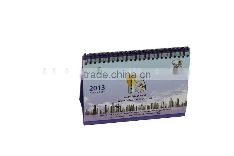 2015 customized leathe monthly deks pad calendar