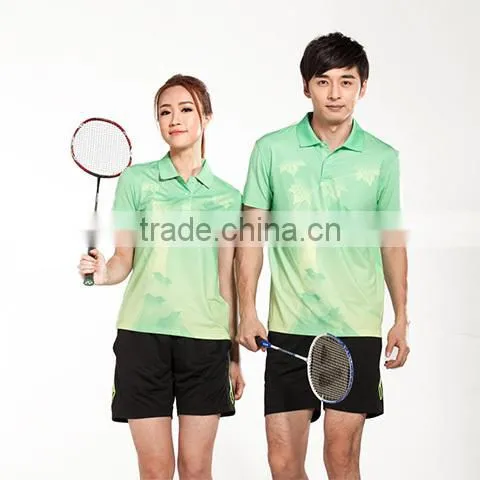 Wholesale Top Quality Polo Women Shirt Badminton Training Wear