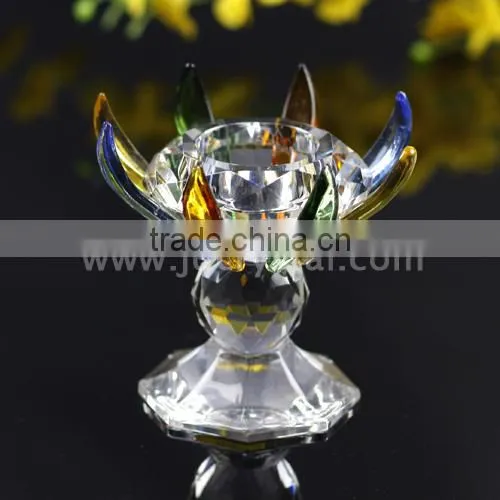 Decoration Crystal Candlesticks Tall Black Crystal Candlesticks