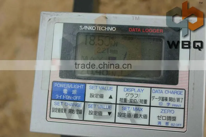 electric-driver machine for ground screw drilling