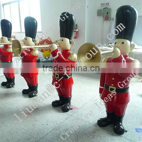 indoor fiberglass cartoon cat sculpture statue