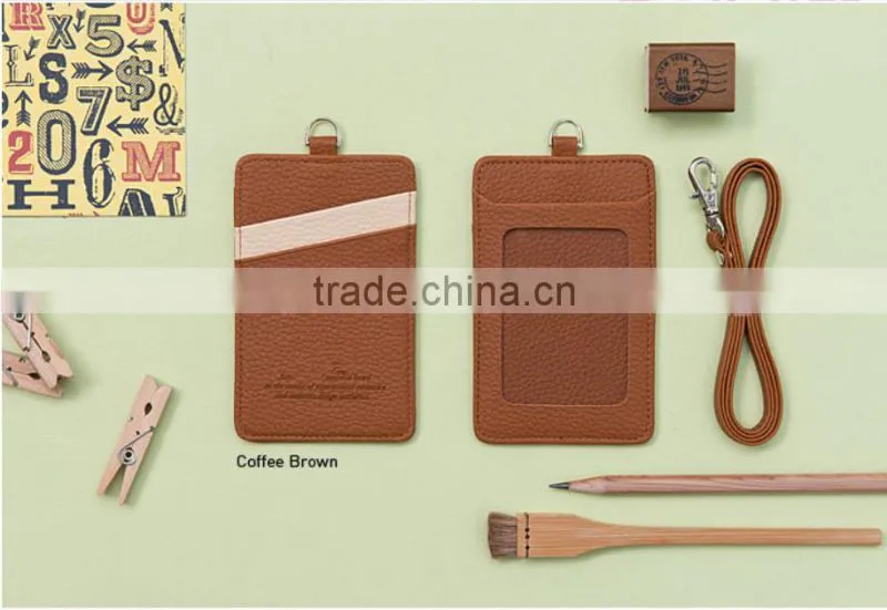 New product promotional gift custom colorful pu leather card holder