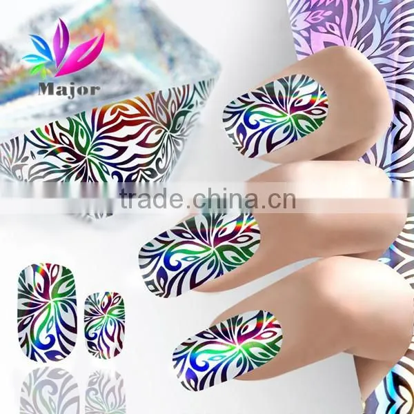 Fashion Nail Art Transfer Stickers 3D Design nail foil