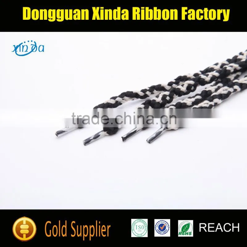 Round Shoelaces factory Plastic Tips Round Shoelaces