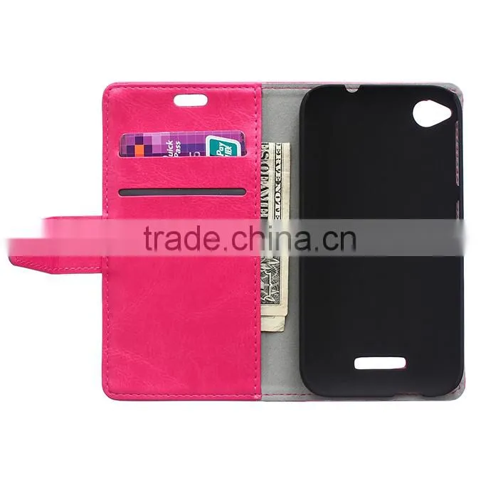 Wholesale Flip Cover Leather Case For HTC Desire 320,For HTC Desire 320 Book Cover Stand Case