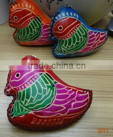 Wholesale Animal Shaped Leather Coin Purse Cow Face Genuine Leather Coin Purse