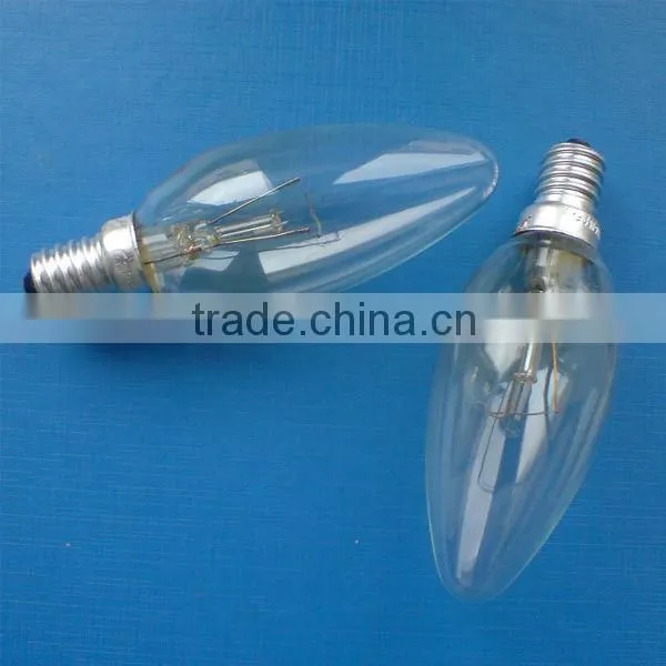 decorative candle bulb E14 E27